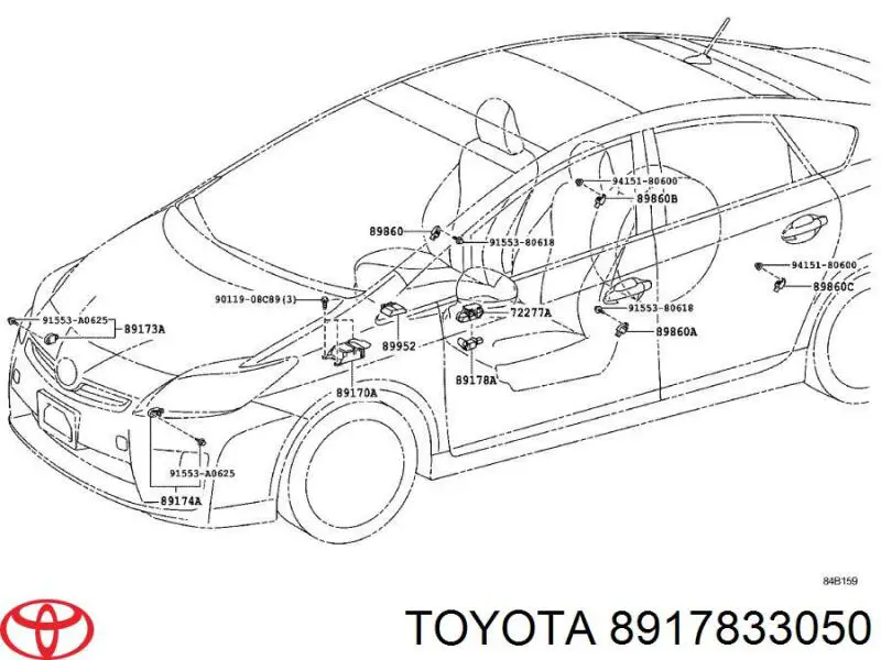 8917833050 Toyota