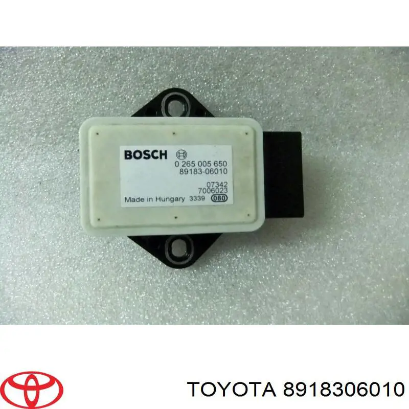 Comprar 8918306010 Toyota Sensor de aceleración longitudinal