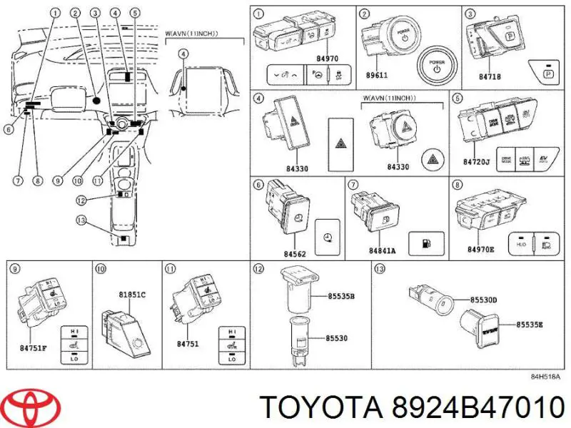 8924B47010 Toyota