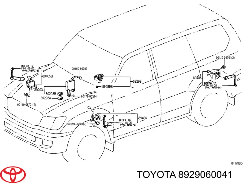 8929060041 Toyota