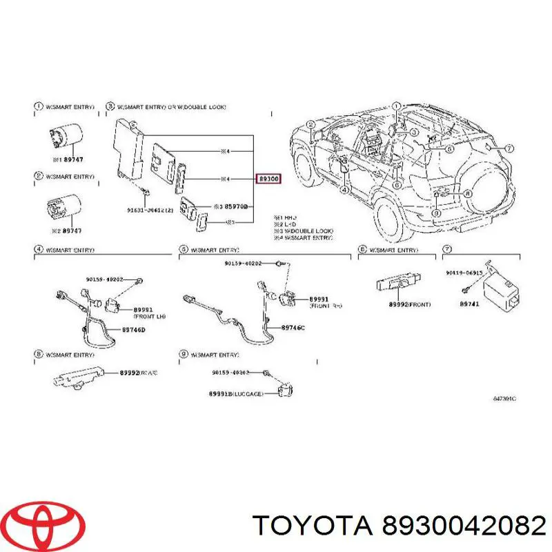 8930042082 Toyota