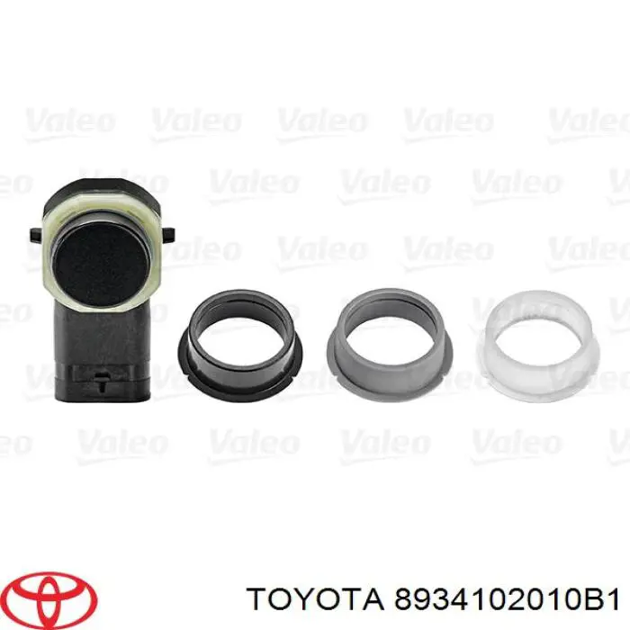 8934102010B1 Toyota sensor de alarma de estacionamiento(packtronic Delantero/Trasero Central)