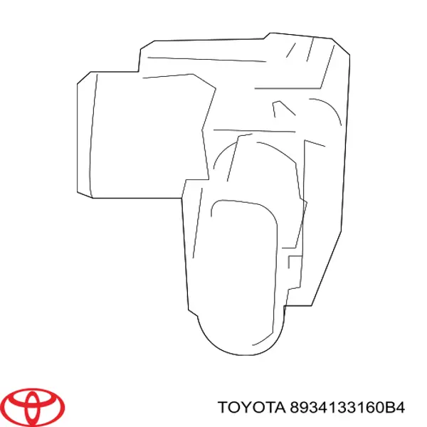 8934133160B4 Toyota sensor alarma de estacionamiento (packtronic Frontal Lateral)