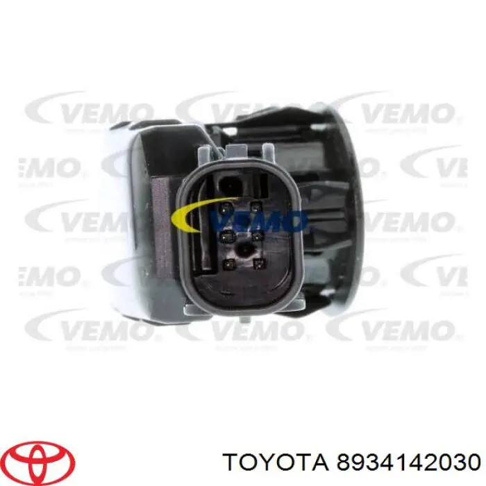 8934142030 Toyota sensor alarma de estacionamiento trasero