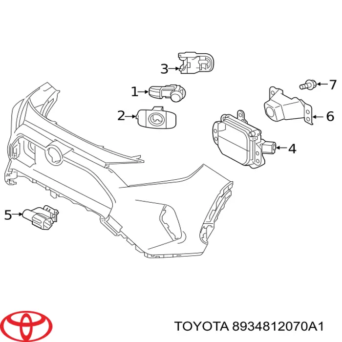 8934812070A1 Toyota