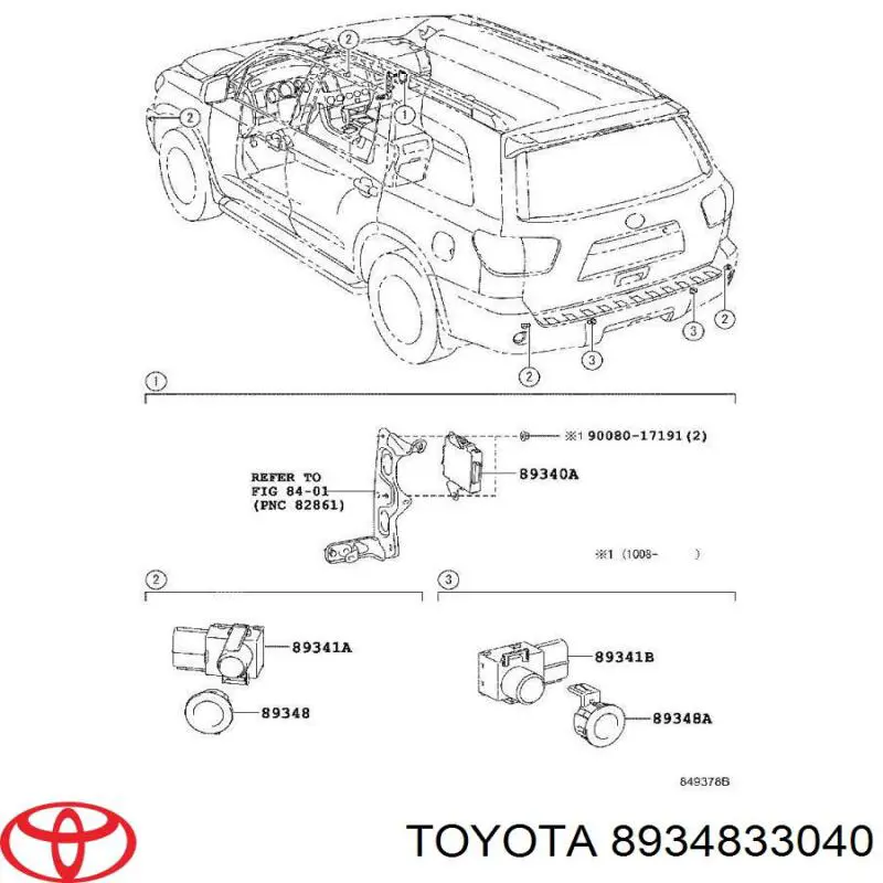 8934833040 Toyota