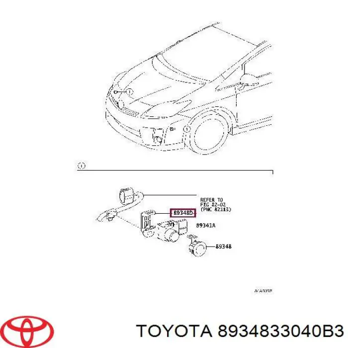 8934833040B3 Toyota