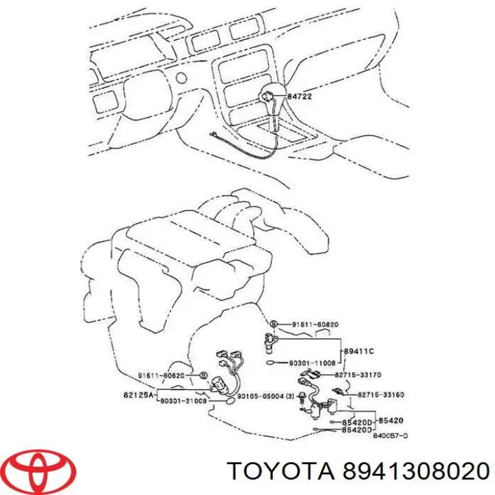 8941308020 Toyota sensor de velocidad