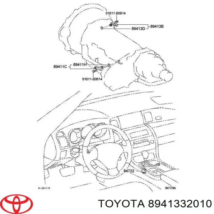 8941332010 Toyota sensor de velocidad
