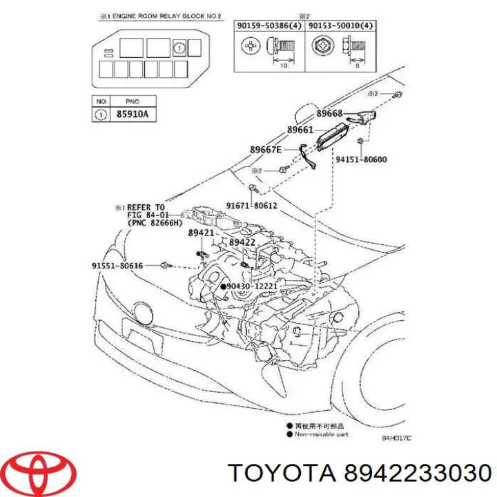  Toyota 8942233030