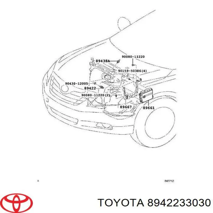 Comprar 8942233030 Toyota Sensor de temperatura del refrigerante del tablero