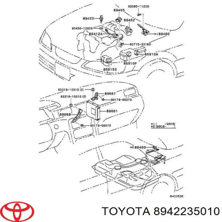 Sensor de temperatura del refrigerante Jaguar X-type CF1