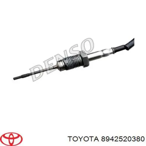 Sensor de temperatura, gas de escape, antes de Filtro hollín/partículas para Toyota Corolla (E15)
