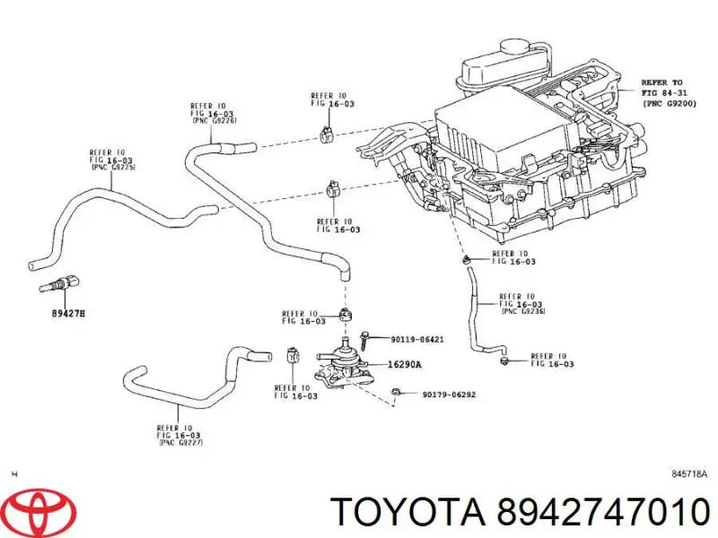 Sensor de temperatura  Toyota 8942747010 precio, desde 160,13 EUR