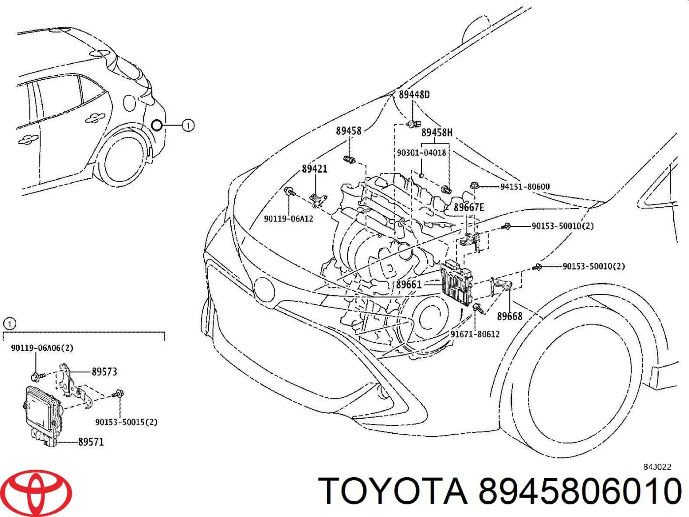 8945806010 Toyota