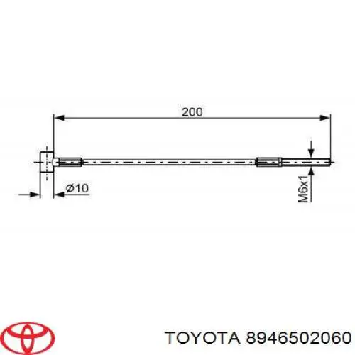 Sensor de oxígeno previo al catalizador Toyota 8946502060