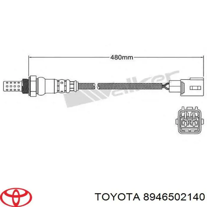 Sensor de oxígeno previo al catalizador Toyota 8946502140 precio, desde 63,89 EUR
