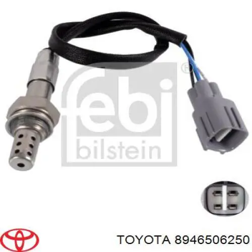 8946506250 Toyota sonda lambda sensor de oxigeno post catalizador