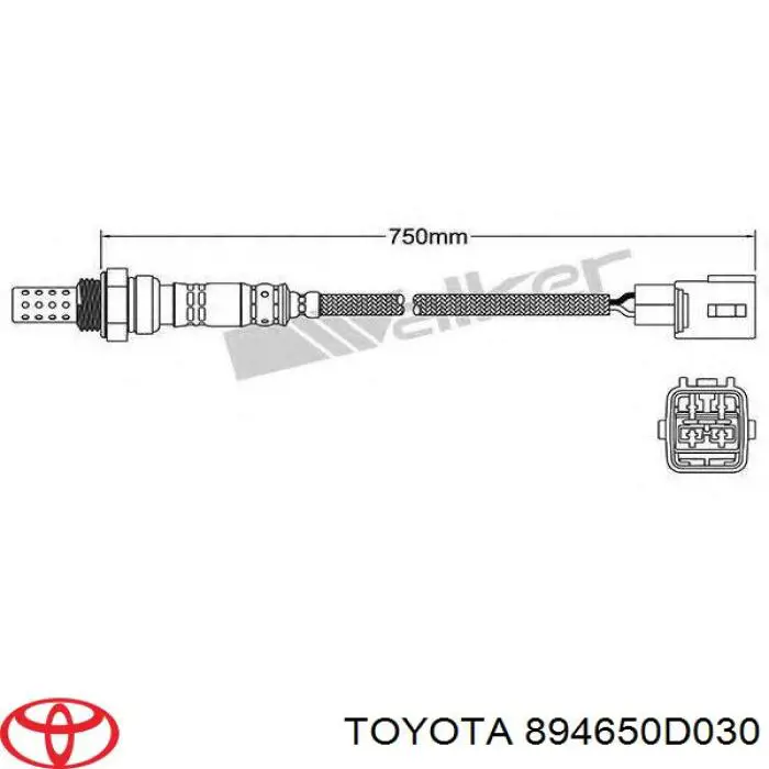 Sonda Lambda Sensor De Oxigeno Post Catalizador Toyota SUPRA
