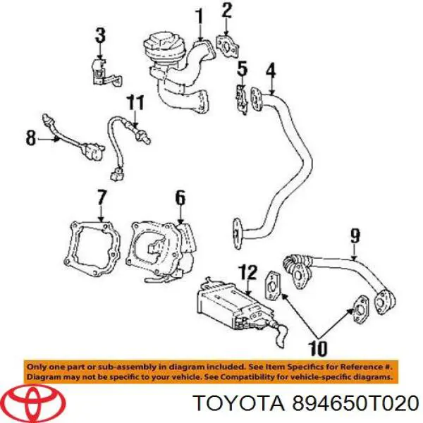 Sonda de oxígeno Toyota 894650T020 precio, desde 37,77 EUR