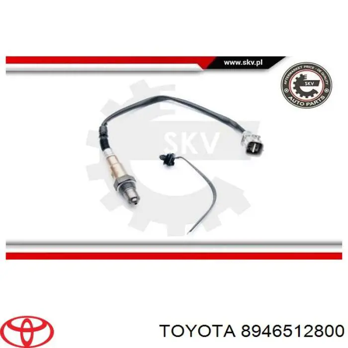 8946512800 Toyota sonda lambda sensor de oxigeno post catalizador