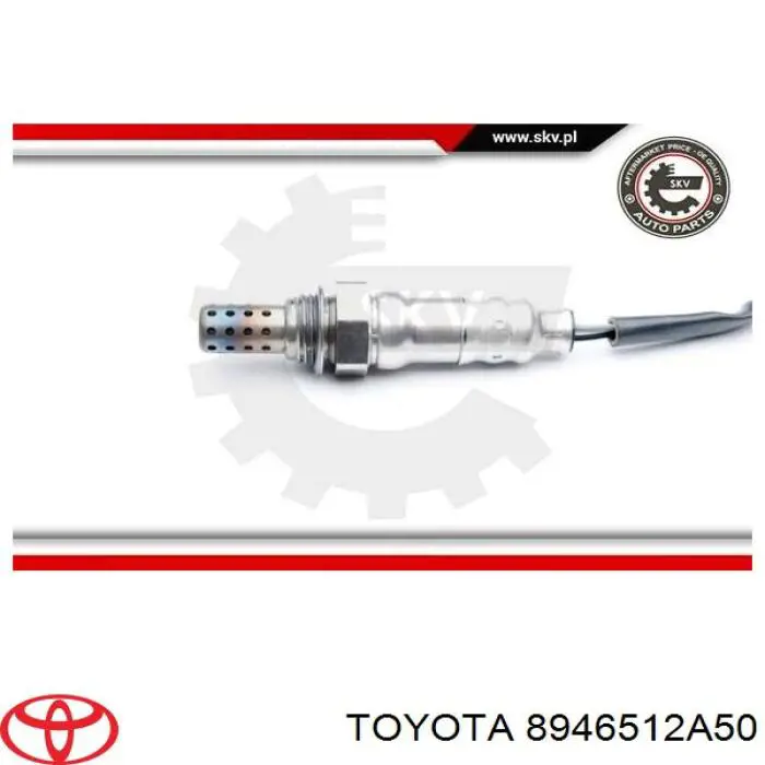 8946512A50 Toyota sonda lambda sensor de oxigeno post catalizador