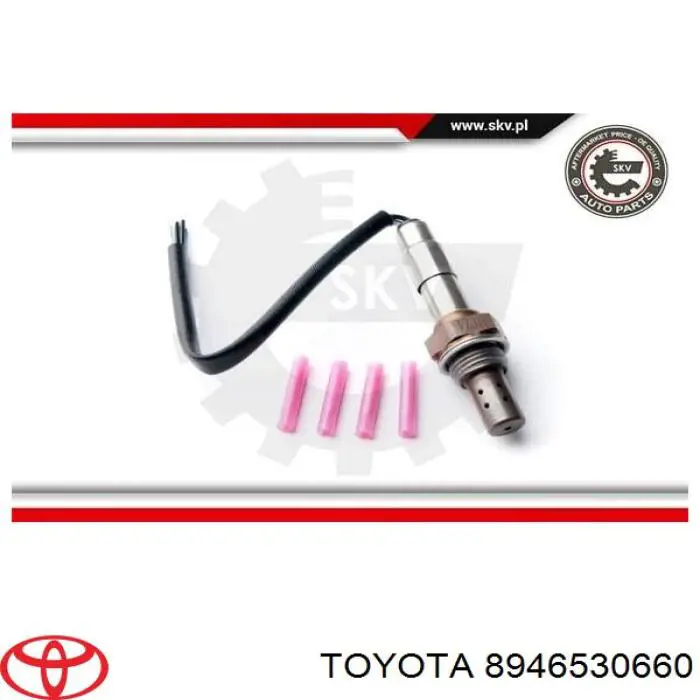 8946530660 Toyota sonda lambda, sensor de oxígeno despues del catalizador derecho