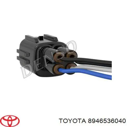 8946536040 Toyota sonda lambda, sensor de oxígeno despues del catalizador derecho