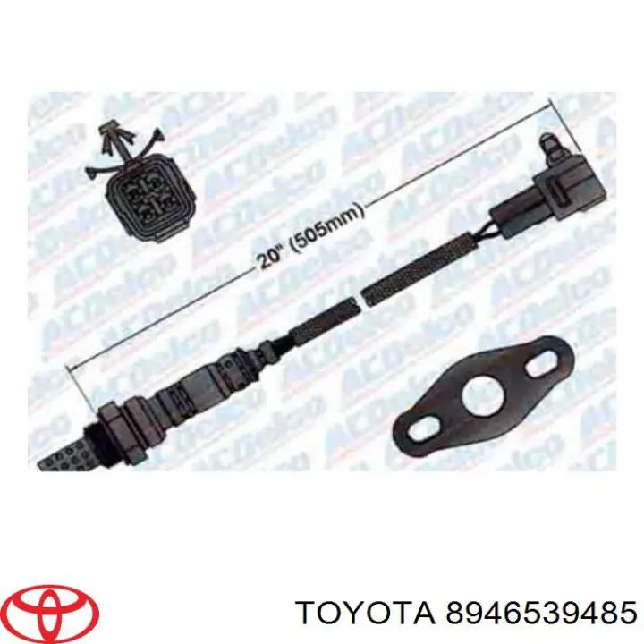 8946539485 Toyota sonda lambda sensor de oxigeno para catalizador