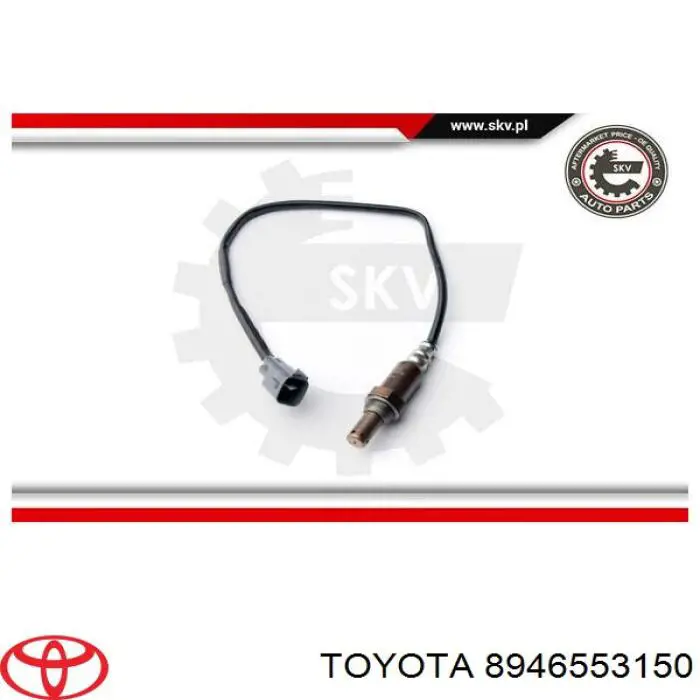 8946553150 Toyota sonda lambda sensor de oxigeno post catalizador