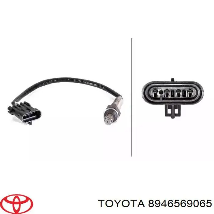 8946569065 Toyota sonda lambda sensor de oxigeno para catalizador