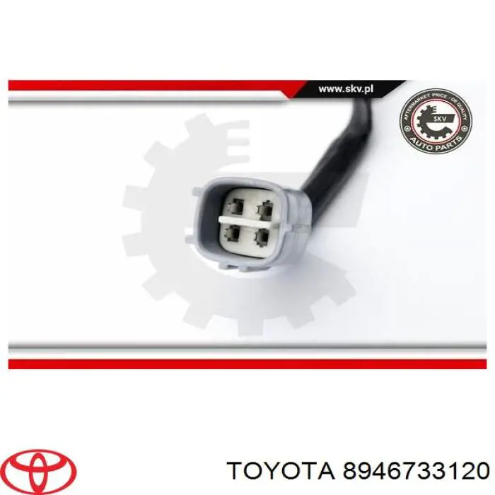 8946733120 Toyota sonda lambda, sensor de oxígeno antes del catalizador izquierdo