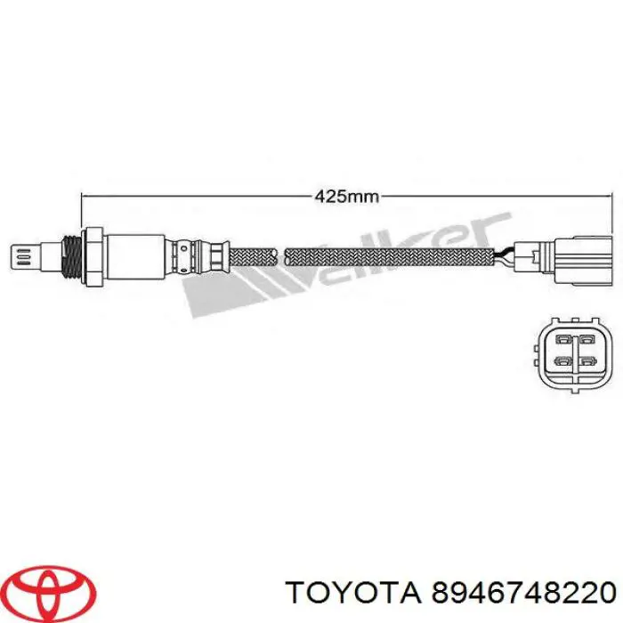 Sonda lambda, sensor de oxígeno 75645 FAE