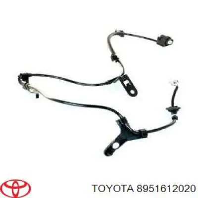 Cable de sensor, ABS, trasero izquierdo para Toyota Corolla (E12)