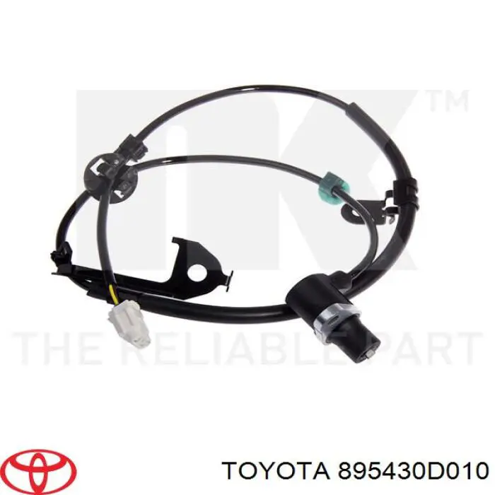 Sensor ABS, rueda delantera izquierda para Toyota Yaris (P10)
