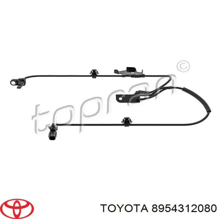 Comprar 8954312080 Toyota Sensor ABS, rueda delantera izquierda