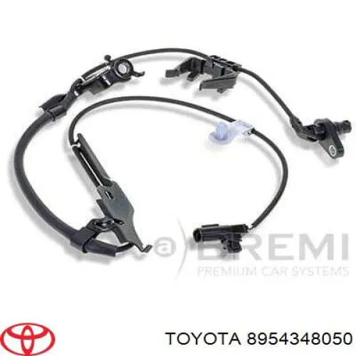 8954348050 Toyota sensor abs delantero izquierdo
