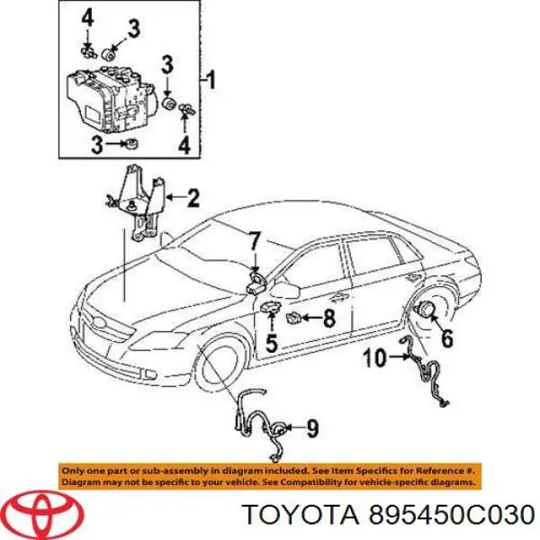 895450C030 Toyota