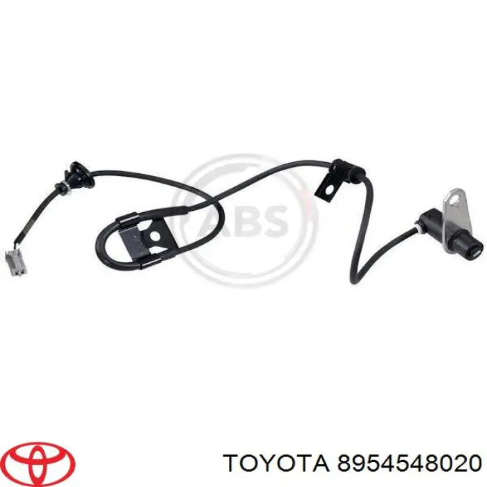 Sensor de freno, trasero derecho para Toyota Highlander 