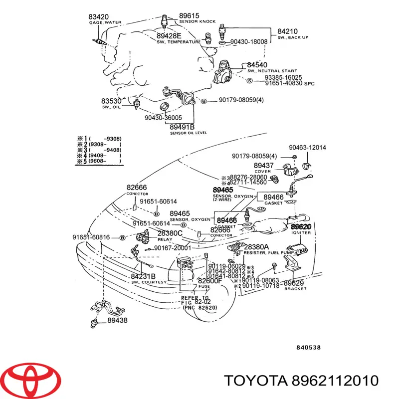 Comprar 8962112010 Toyota Modulo de encendido