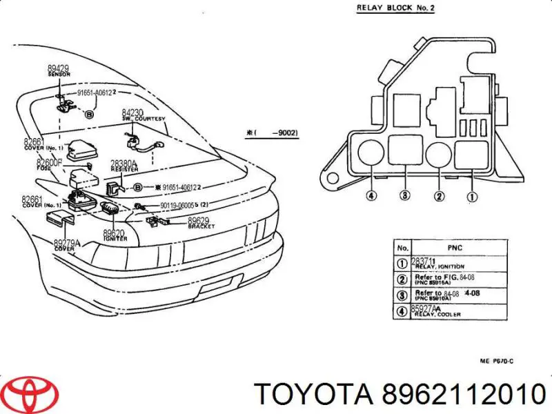 Unidad de mando sistema de encendido Toyota 8962112010 precio, desde 84,44 EUR