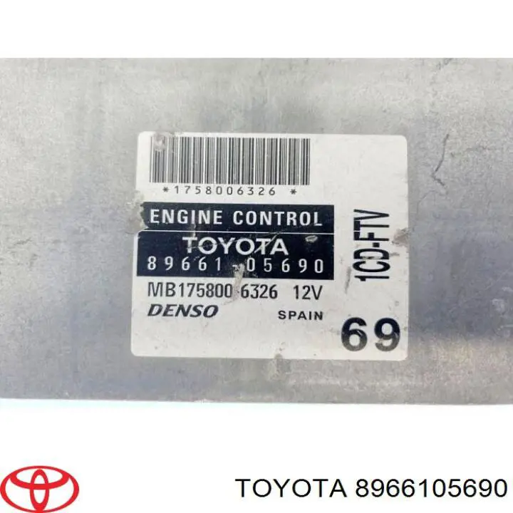 ECU 8966105690 Toyota