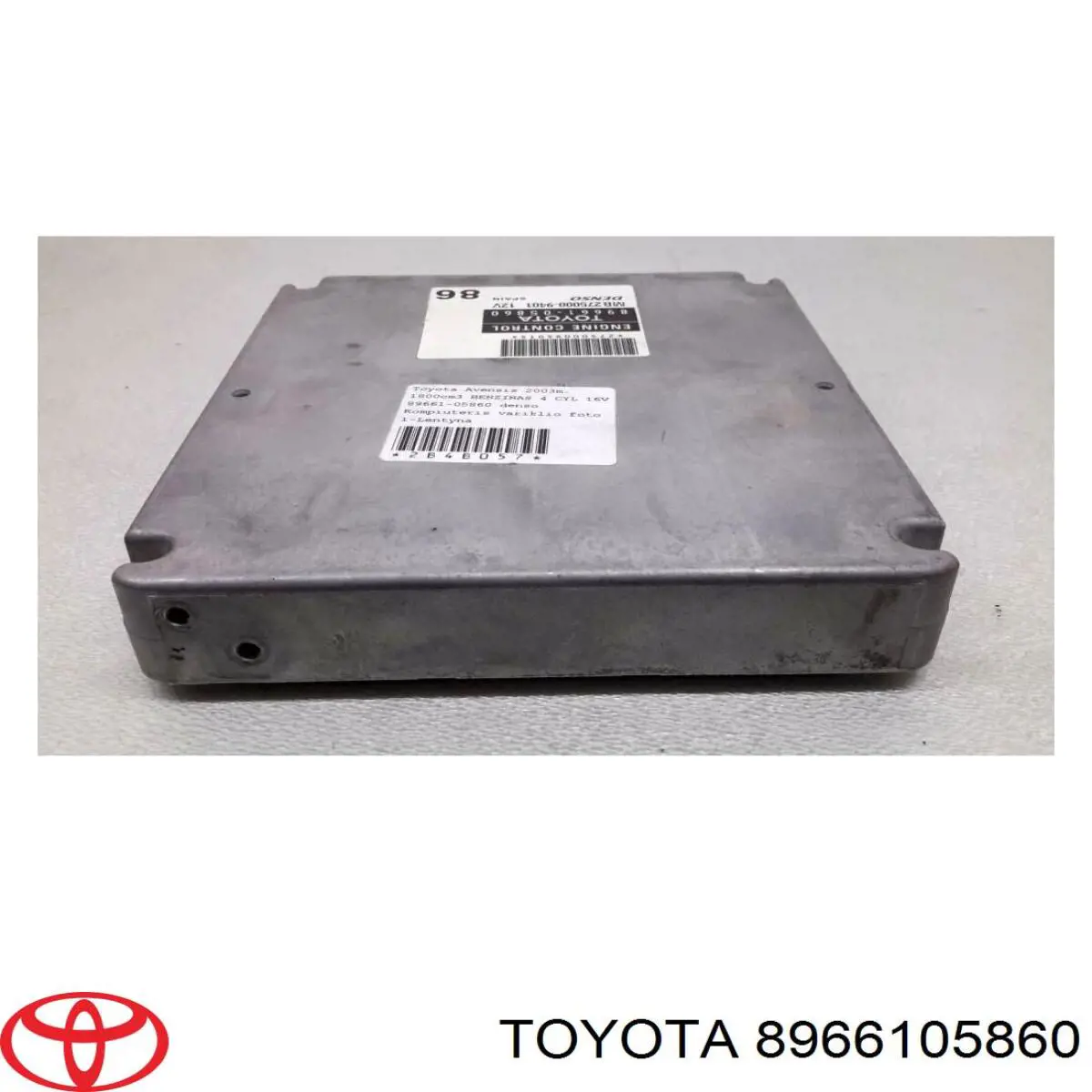 8966105860 Toyota módulo de control del motor (ecu)
