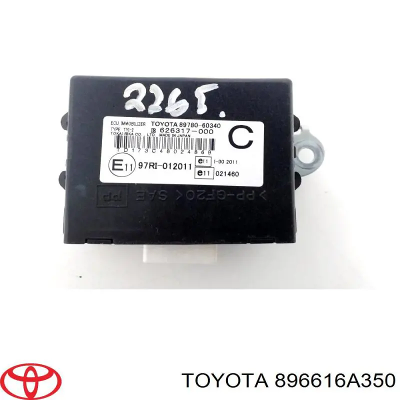 Unidad de control del motor  Toyota 896616A350 precio, desde 482,06 EUR