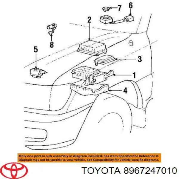 8967247010 Toyota 