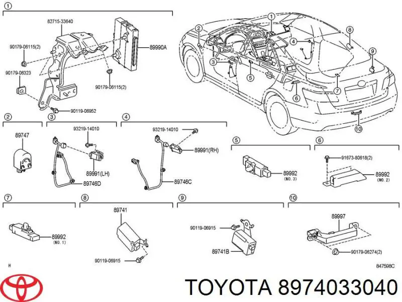 8974033040 Toyota