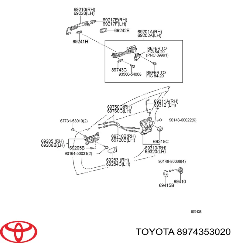 8974353020 Toyota