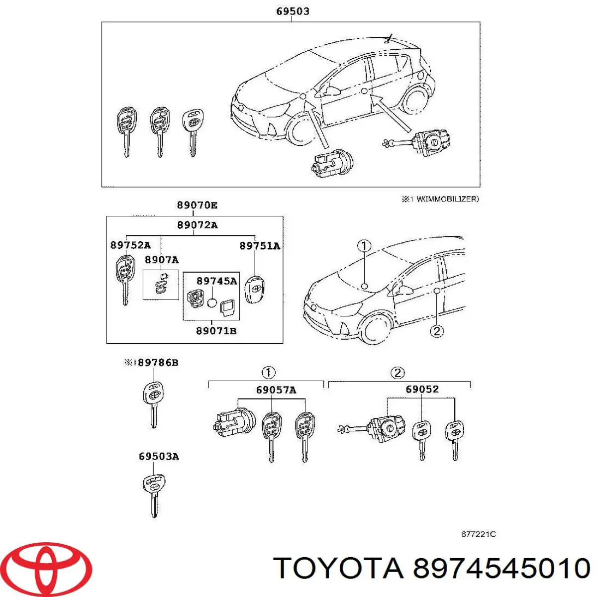 8974545010 Toyota correa trapezoidal