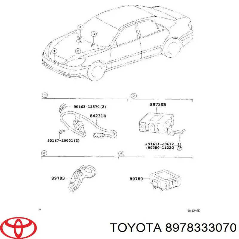 8978333070 Toyota