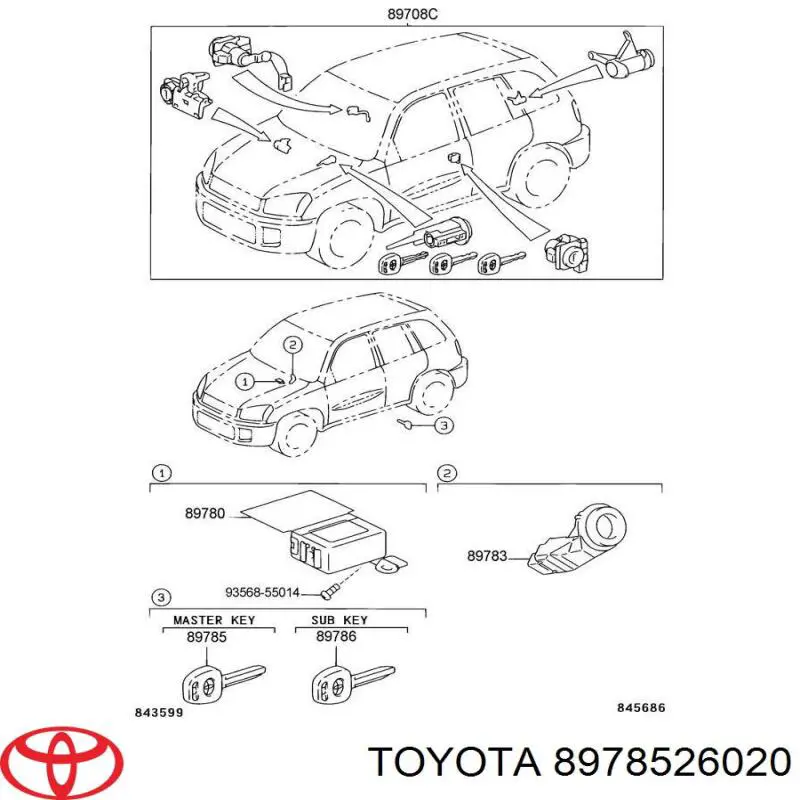 8978526020 Toyota